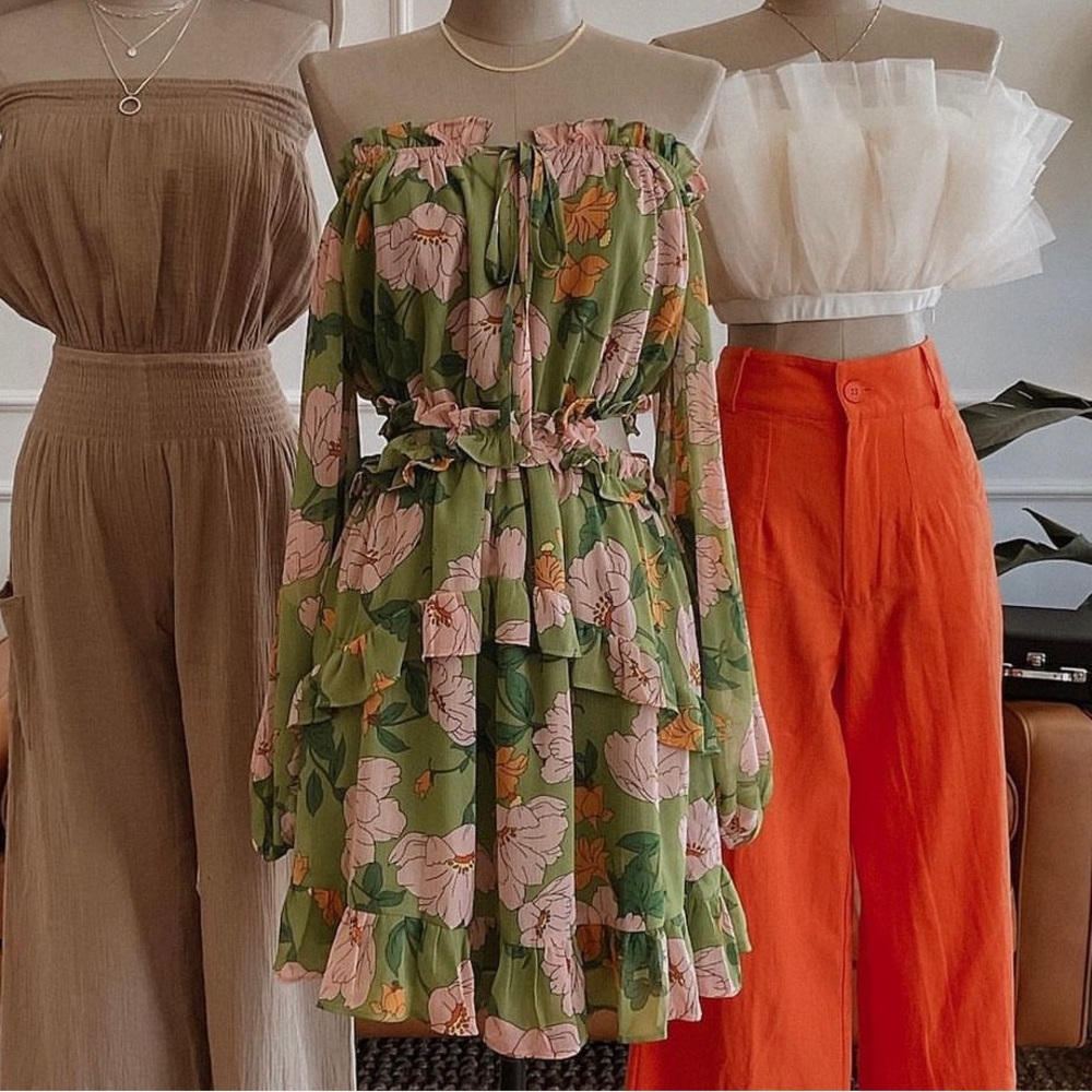 NWOT Green Dress